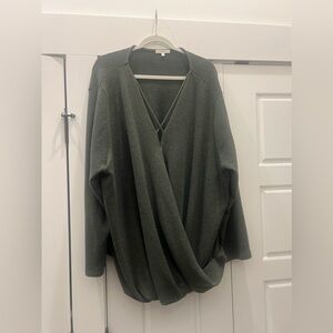 Pleione Olive Green Sweater